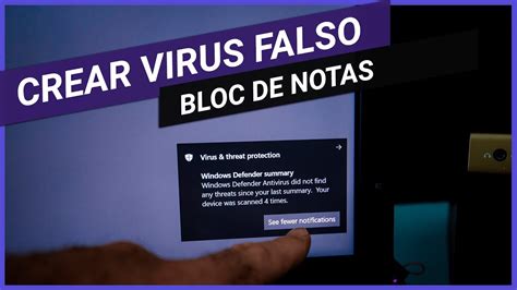 crear virus falso